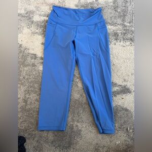 Old Navy Active Go Dry Workout Leggings Blue Large